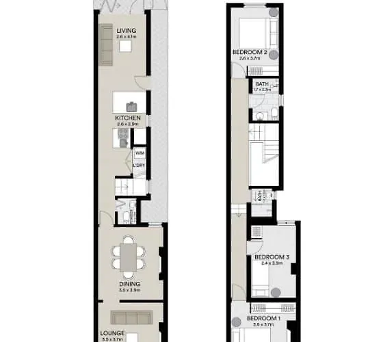 Three-Bedroom Apartment
